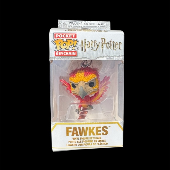 Funko PoP Harry Potter Fawkes Pocket Pop! Keychain - Picture 1 of 1